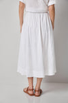 Voile Circle Skirt Womens Skirt White A2