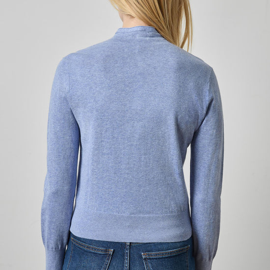 Funnel Neck Cardigan Womens Sweater Lake A2
