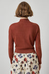Funnel Neck Cardigan Womens Sweater Maplewood A2