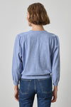 V-Neck Blouson Sweater Womens Sweater Lake A2