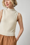 Mixed Media Mock Neck Dress Womens Dress Rope A3