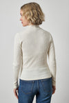 Ribbed Long Sleeve Mock Womens Top Rope A2