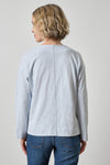 Keyhole Easy Cuffed Tee Womens Top Glacier A2