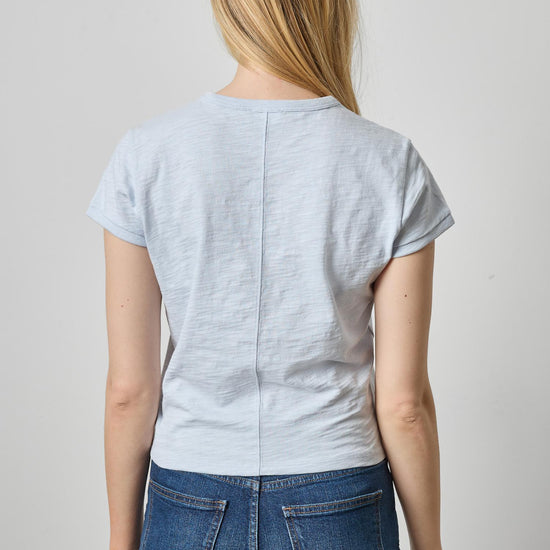 Boxy Cap Sleeve in color Glacier Image A2