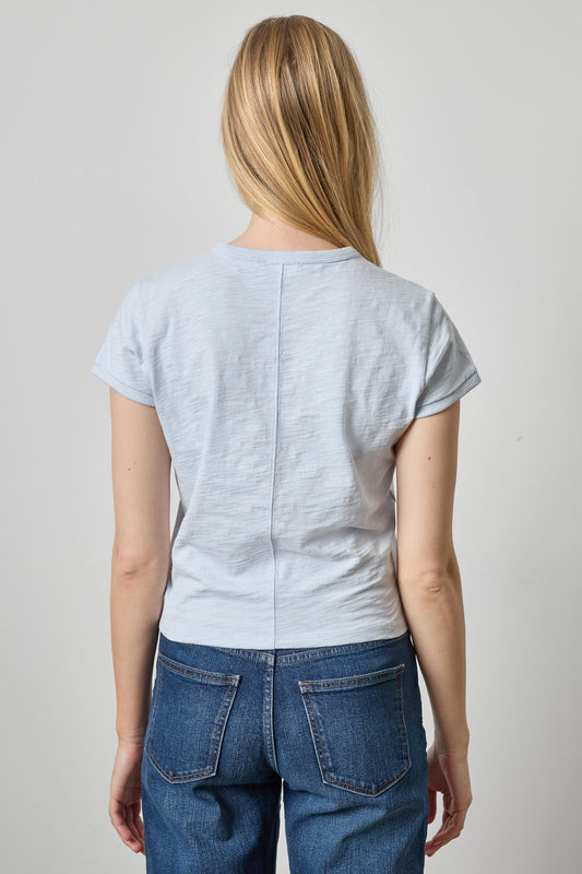 Boxy Cap Sleeve in color Glacier Image A2