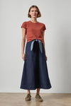 Boxy Cap Sleeve in color Henna Image A4
