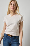 Boxy Cap Sleeve in color Tearose Image A1