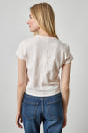 Boxy Cap Sleeve in color Tearose Image A2