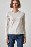 Long Sleeve Crewneck in color Tearose Image A1