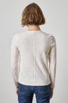 Long Sleeve V-Neck in color Tearose Image A2