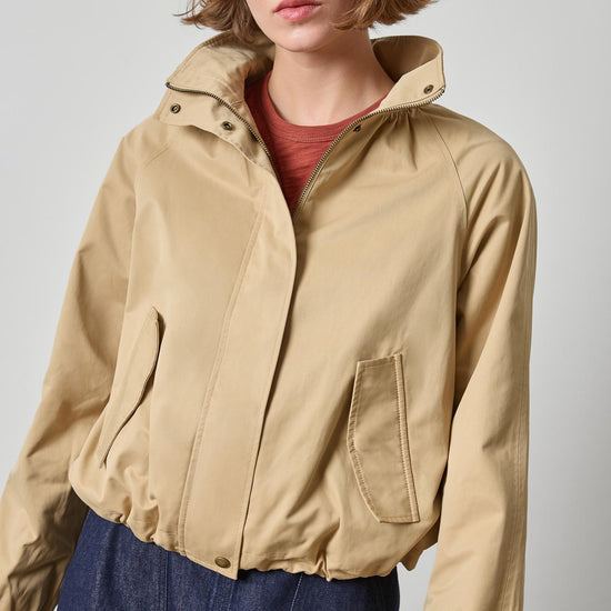 Raglan Bomber Jacket Womens Jacket Khaki A1