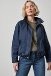 Raglan Bomber Jacket Womens Jacket Navy A1