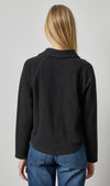 Raglan Polo Womens Top Black A2