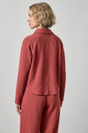 Raglan Polo Womens Top Henna A2