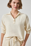 Raglan Polo Womens Top Rope A1