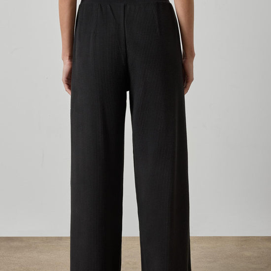 Full Length Pleated Pant Womens Pant Black A2