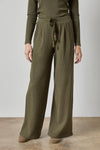 Full Length Pleated Pant Womens Pant Olive A1