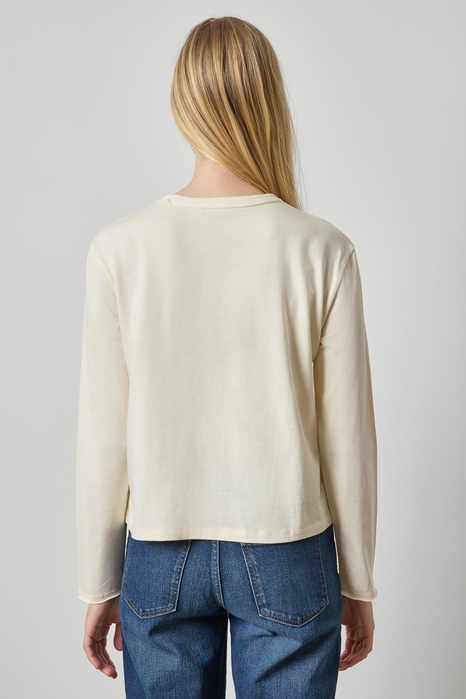 Rolled Edge Relaxed Tee Womens Top Rope A2