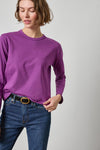 Rolled Edge Relaxed Tee Womens Top Snapdragon A1
