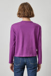 Rolled Edge Relaxed Tee Womens Top Snapdragon A2