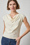 Drape Neck Wedge Top Womens Top Rope A1