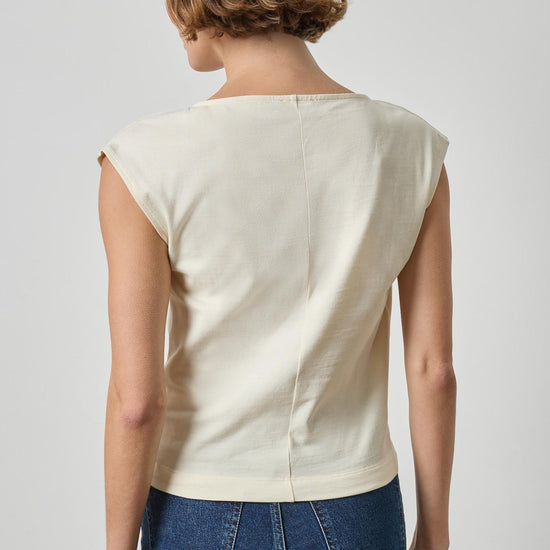 Drape Neck Wedge Top Womens Top Rope A2