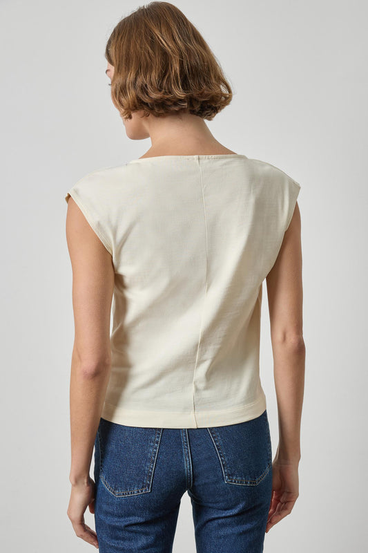 Drape Neck Wedge Top Womens Top Rope A2