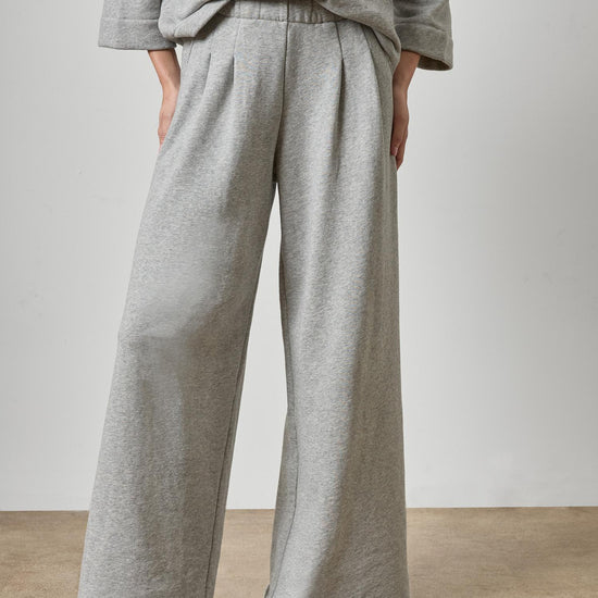 Full Length Terry Pant Womens Pant Heather Grey A1