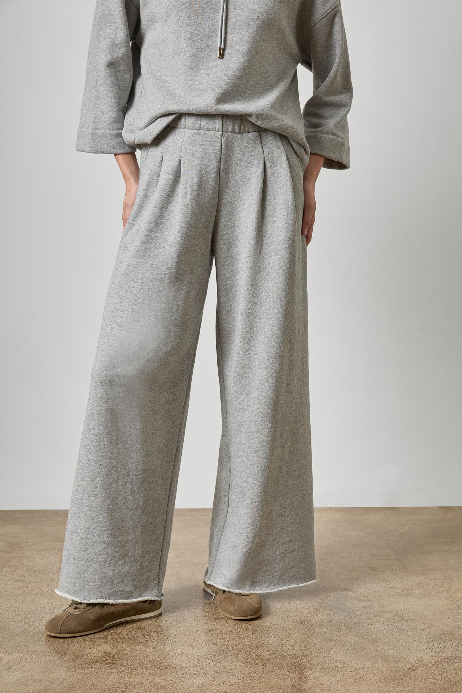 Full Length Terry Pant Womens Pant Heather Grey A1