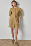 Washed Twill Full Sleeve Shirt Dress Womens Dress Barley A1