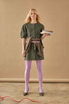 Washed Twill Full Sleeve Shirt Dress Womens Dress Juniper C1
