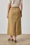 Washed Twill Utility Skirt Womens Skirt Barley A2