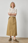 Washed Twill Utility Skirt Womens Skirt Barley A3