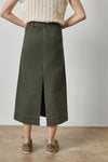Washed Twill Utility Skirt Womens Skirt Juniper A2