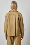 Washed Twill Pleat Back Jacket Womens Jacket Barley A2