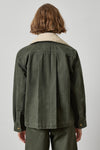 Washed Twill Pleat Back Jacket Womens Jacket Juniper A2