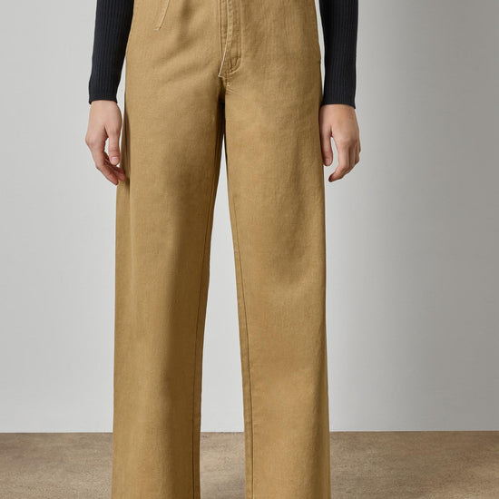 Washed Twill Pant Womens Pant Barley A1