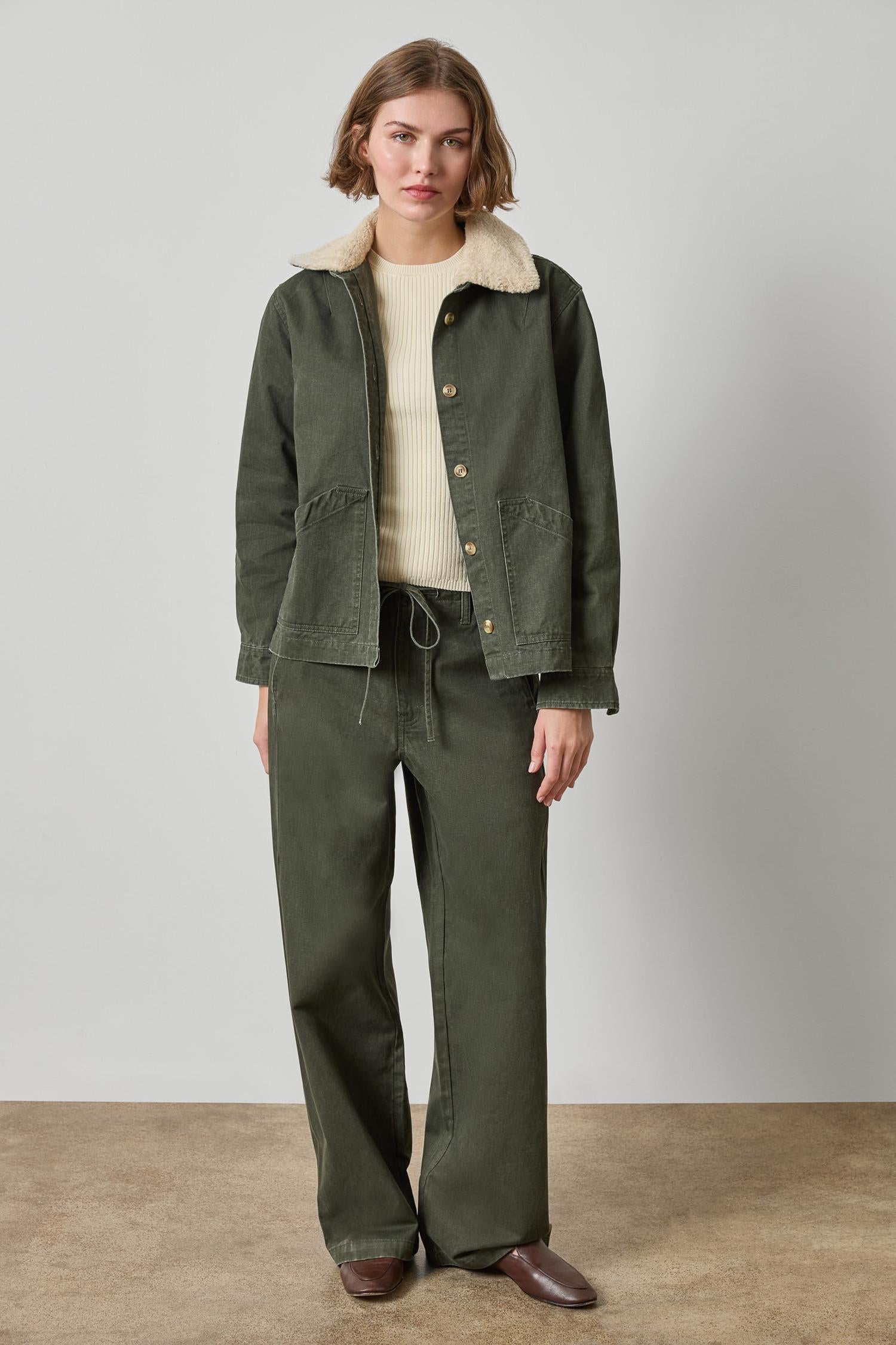 Washed Twill Pant Womens Pant Juniper A3