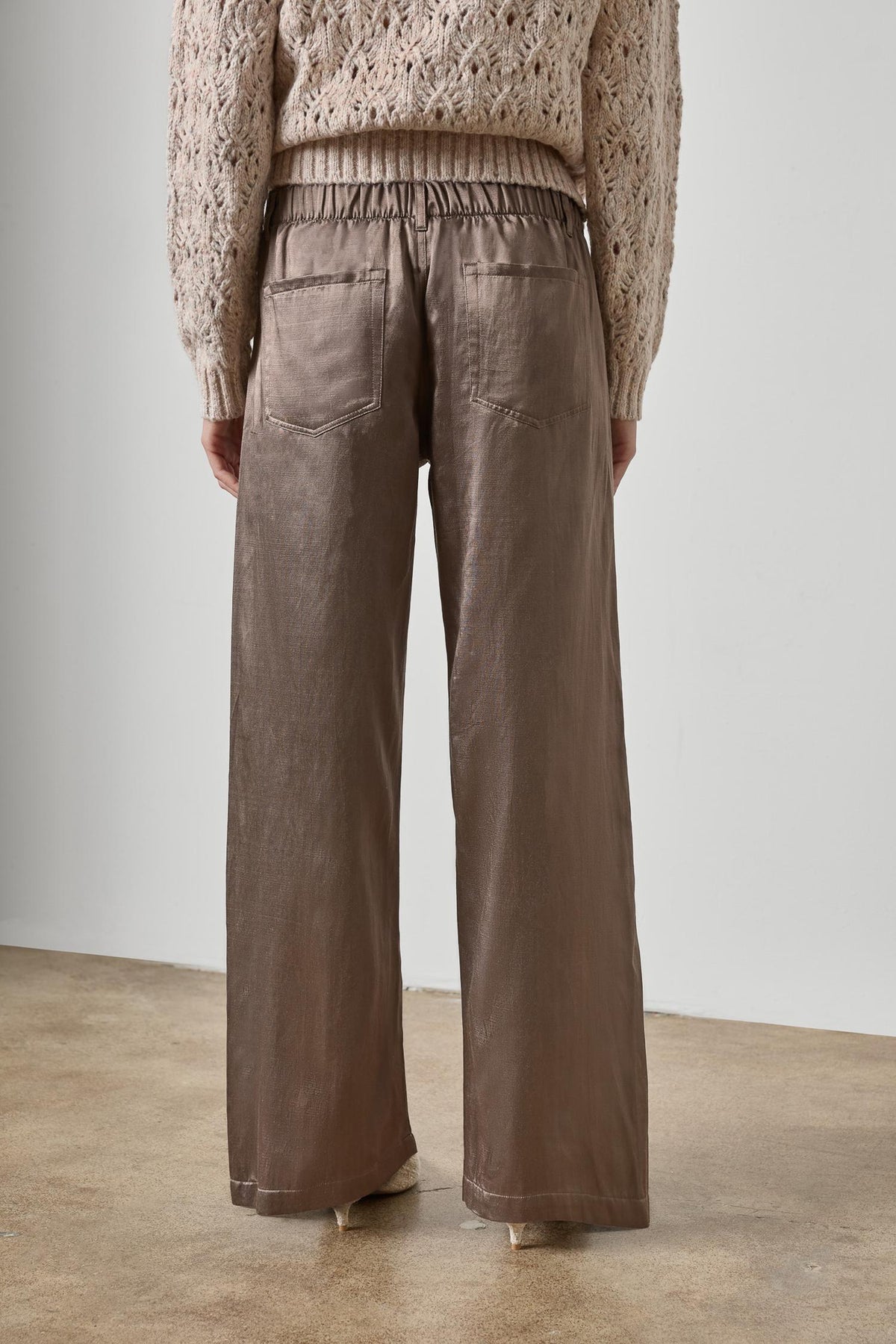 Slub Woven Pant Womens Pant Shiitake A2