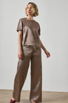 Slub Woven Pant Womens Pant Shiitake A3