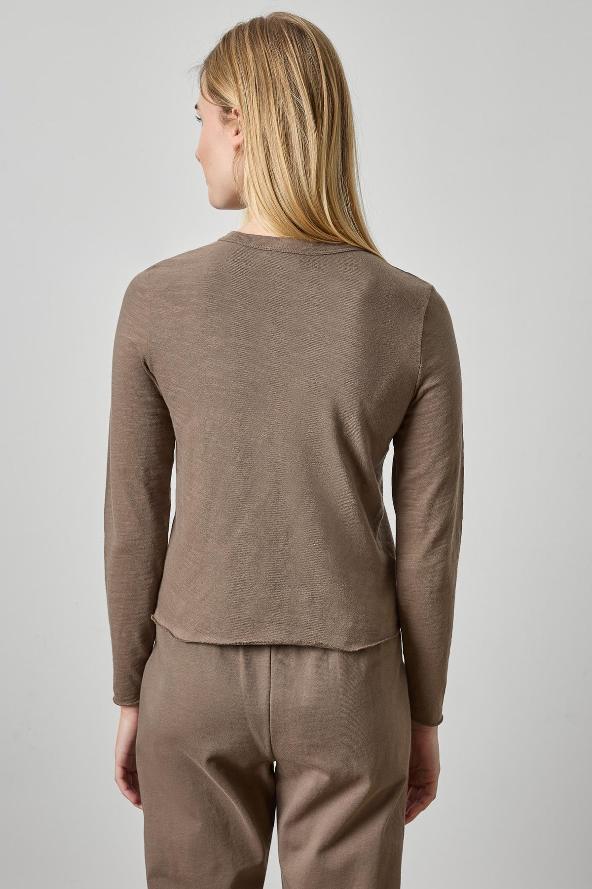 Vintage Bias Tee Womens Top Shiitake A2