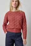 Long Sleeve Ballet Neck Sweater Womens Sweater Oxblood A1