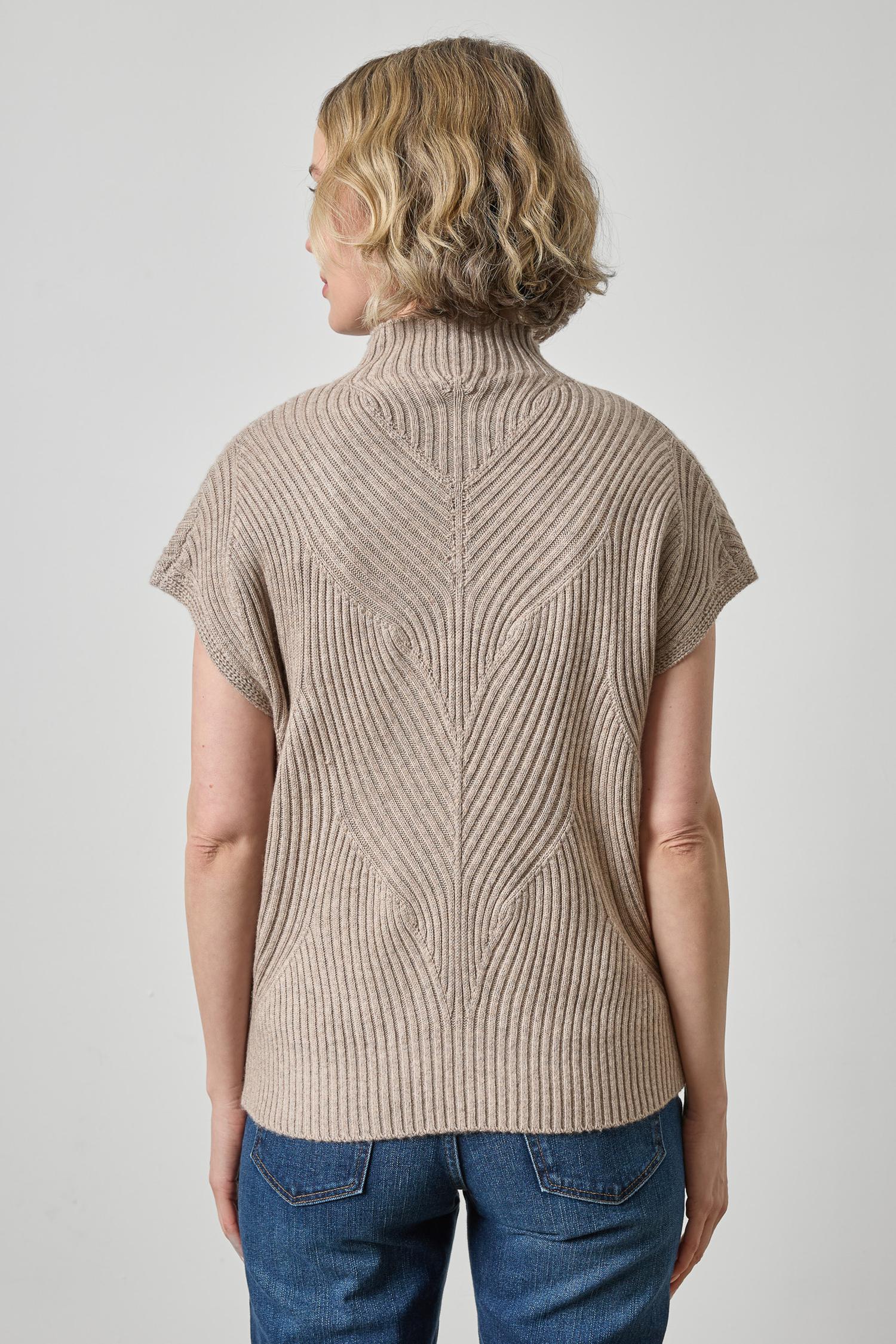 Cable Wedge Sweater Womens Sweater Birch A2