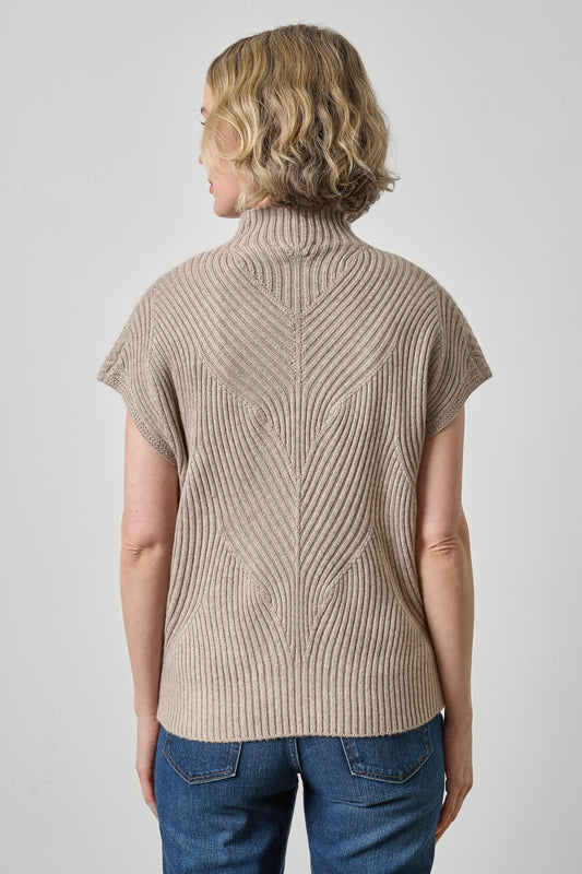 Cable Wedge Sweater Womens Sweater Birch A2