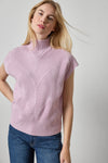 Cable Wedge Sweater Womens Sweater Sugarplum A1