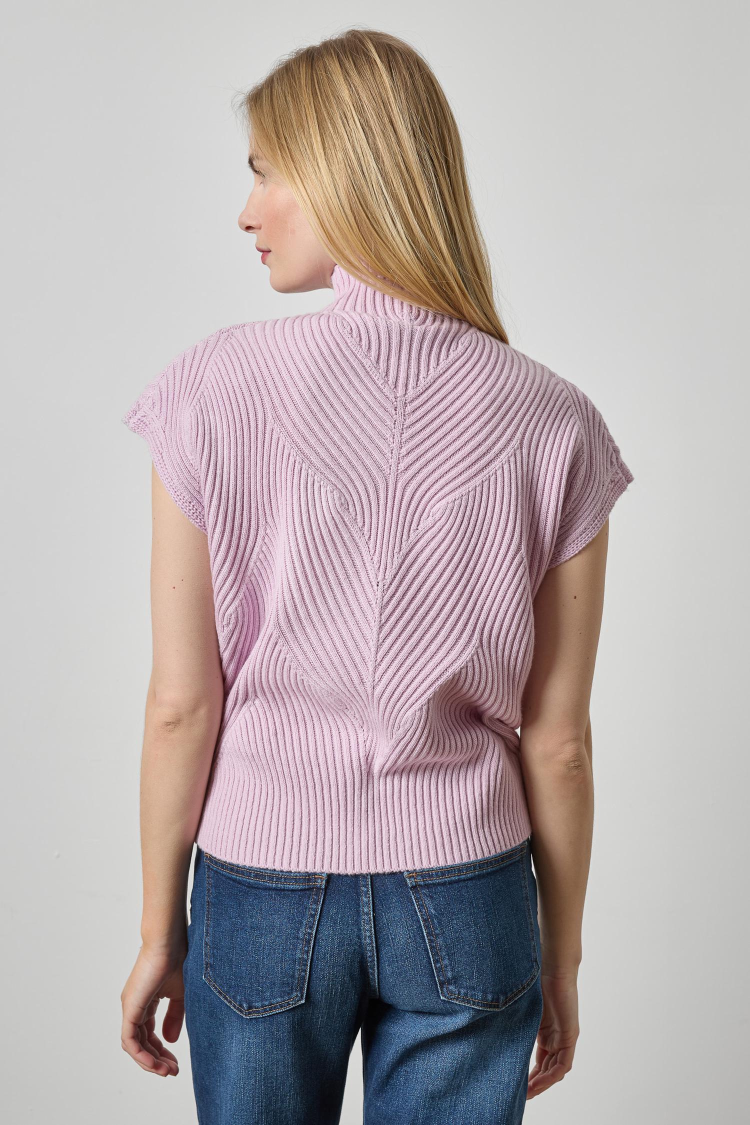 Cable Wedge Sweater Womens Sweater Sugarplum A2