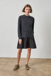 Short Combo Sweater Dress in color Charcoal Image A1
