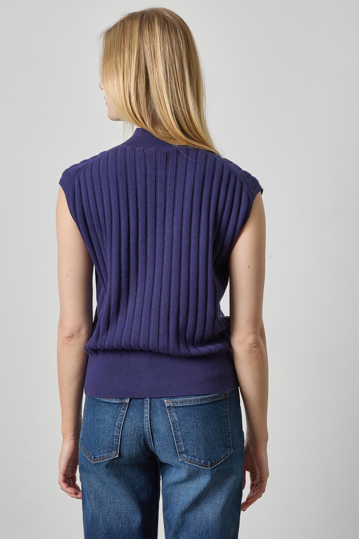 Mock Neck Wedge Sweater Womens Sweater Neptune A2