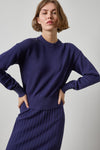 Relaxed Crewneck Sweater Womens Sweater Neptune A1