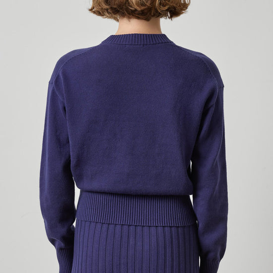 Relaxed Crewneck Sweater Womens Sweater Neptune A2